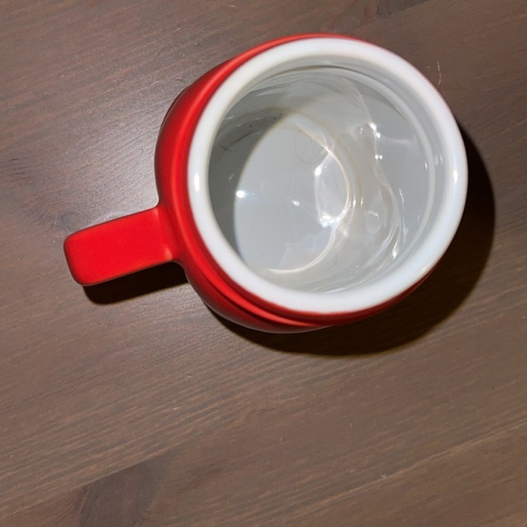 David’s Tea Red Ceramic Jar Mug with Lid - Picture 8 of 8